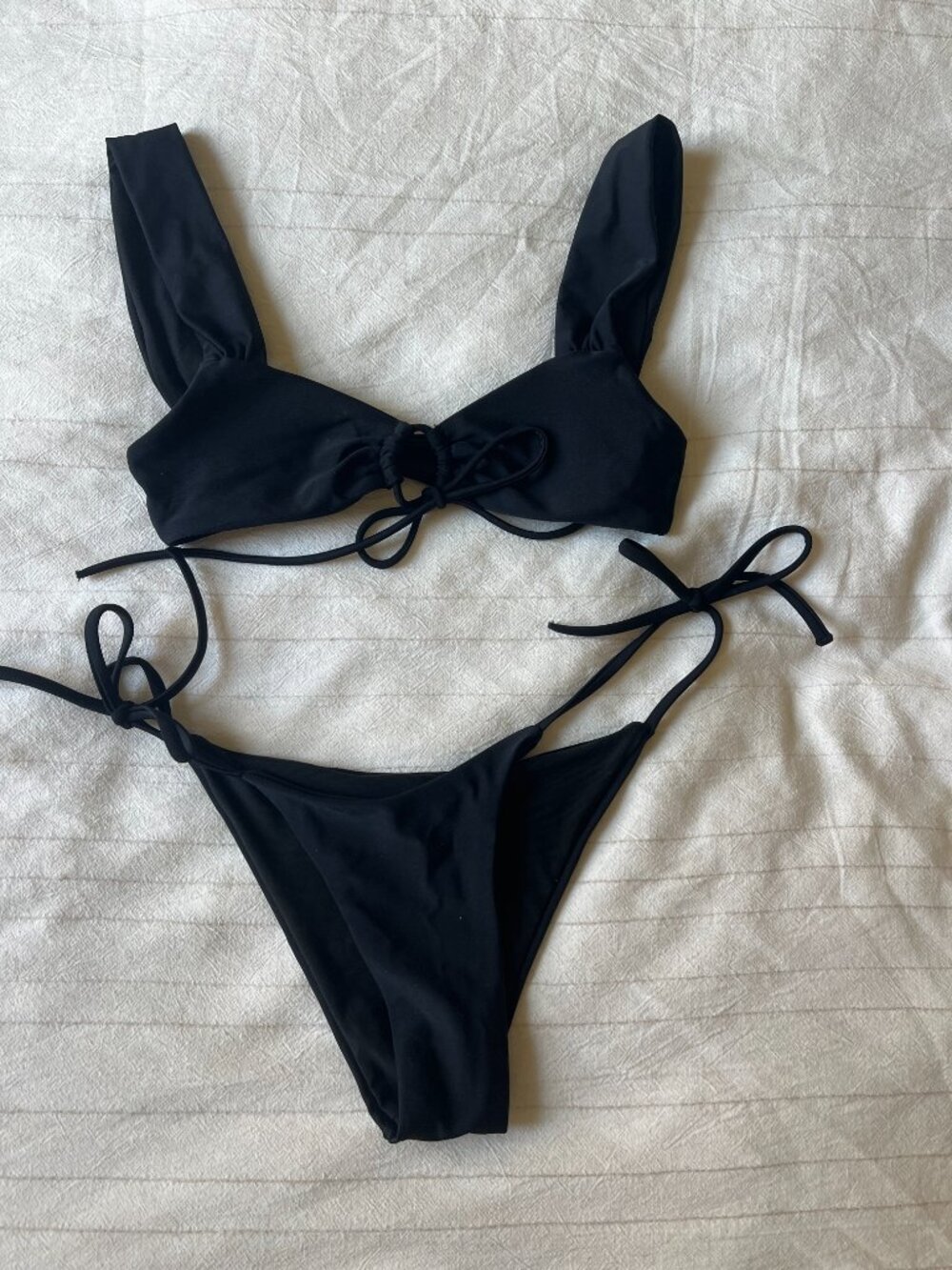 Princess Polly Black Bikini Set